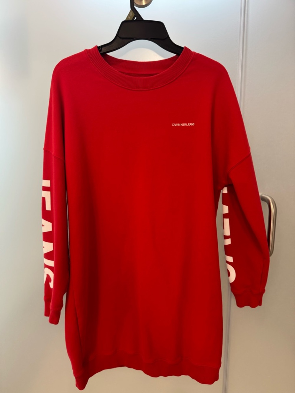 Calvin Klein Jeans Red Crewneck Sweatshirt